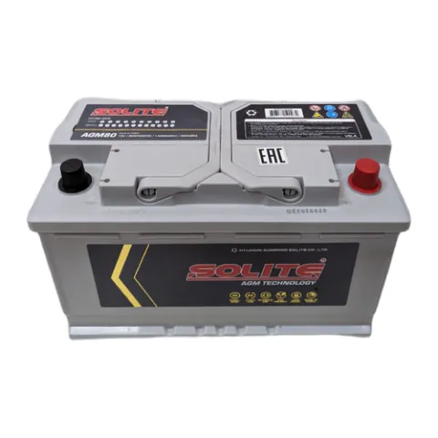 Аккумулятор SOLITE 80 Ач 800 А (EN), обратная полярность, LN4