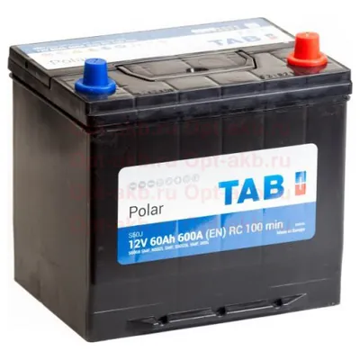 Аккумулятор TAB Polar 60 Ач 600 А (EN), обратная полярность, D23