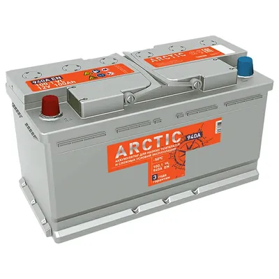 Аккумулятор TITAN ARCTIC 100 Ач 940 А (EN), прямая полярность, LN5