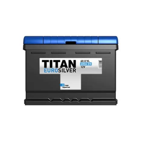 Аккумулятор TITAN Euro Silver 60 Ач 600 А (EN), обратная полярность, LBN2