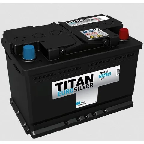 Аккумулятор TITAN Euro Silver 70 Ач 720 А (EN), обратная полярность, LN3