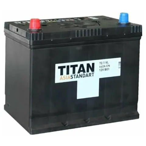 Аккумулятор TITAN Asia Standart 72 Ач 620 А (EN), прямая полярность, BCI-35