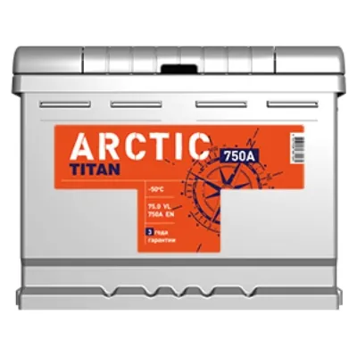 Аккумулятор TITAN Arctic 75 Ач 730 А (EN), обратная полярность, LN3