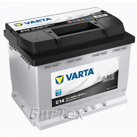 Аккумулятор VARTA Black Dynamic 56 Ач 480 А (EN), обратная полярность, LN2