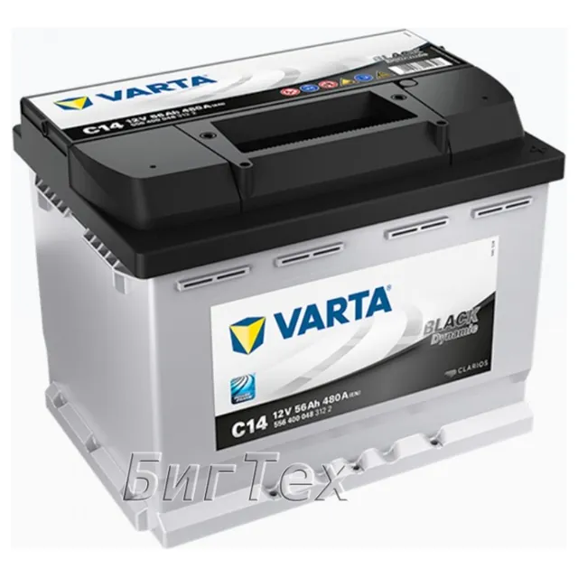 Аккумулятор VARTA Black Dynamic 56 Ач 480 А (EN), обратная полярность, LN2