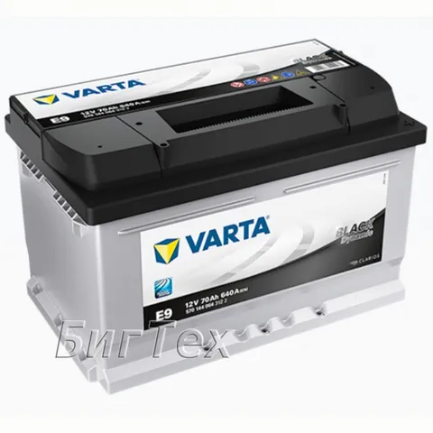 Аккумулятор VARTA BLACK DYNAMIC 70 Ач 640 А (EN), обратная полярность, LN3