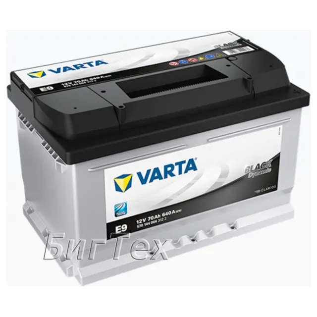 Аккумулятор VARTA BLACK DYNAMIC 70 Ач 640 А (EN), обратная полярность, LN3