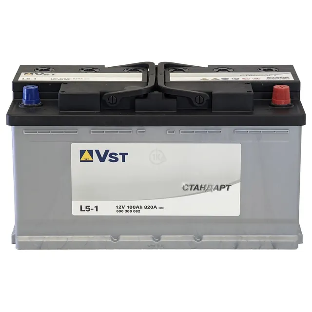 Аккумулятор VST Стандарт 100 Ач 820 А (EN), обратная полярность, LN5