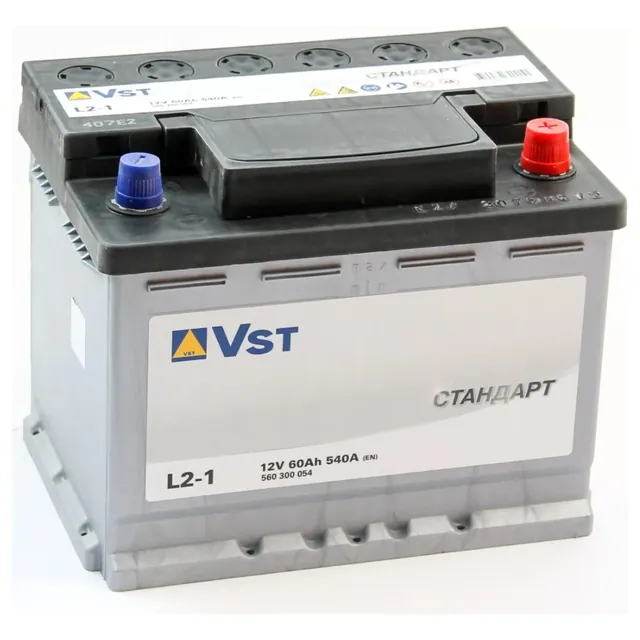 Аккумулятор VST Стандарт 60 Ач 540 А (EN), обратная полярность, LN2