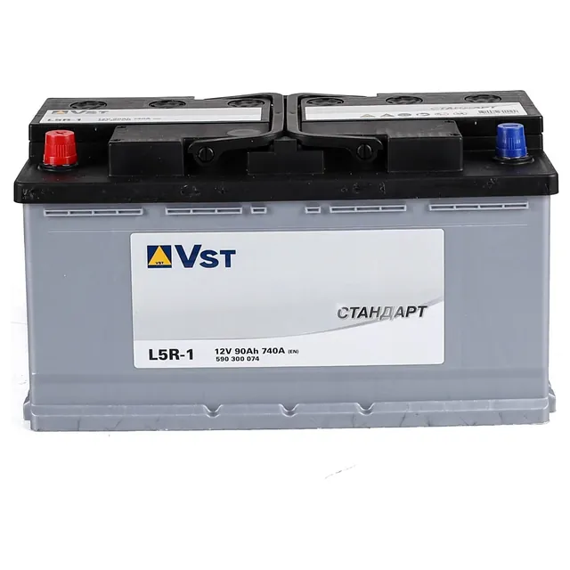Аккумулятор VST Стандарт 90 Ач 740 А (EN), прямая полярность, LN5