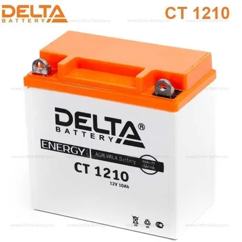 Аккумулятор DELTA 10 Ач 100 А (EN), прямая полярность, YB9-B