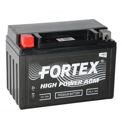 Аккумулятор FORTEX YTX9L-BS 9 Ач 135 А (EN), обратная полярность