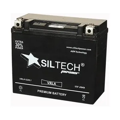 Аккумулятор SILTECH 20 Ач 270 А, прямая полярность, YTX20HL