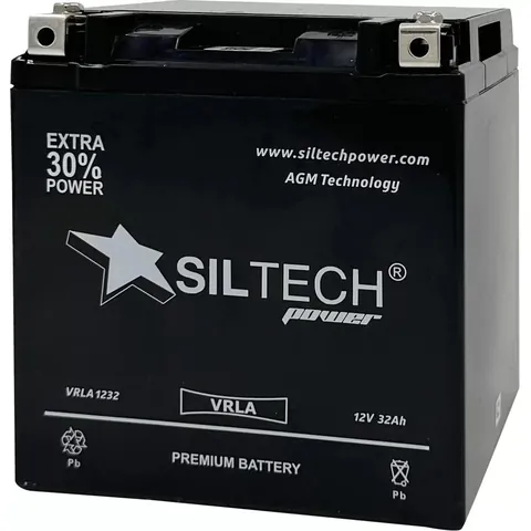 Аккумулятор SILTECH YB32L-BS 32 Ач 400 А, обратная полярность