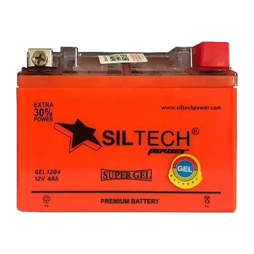 Аккумулятор SILTECH YTX4L-BS 4 Ач 55 А (EN), обратная полярность