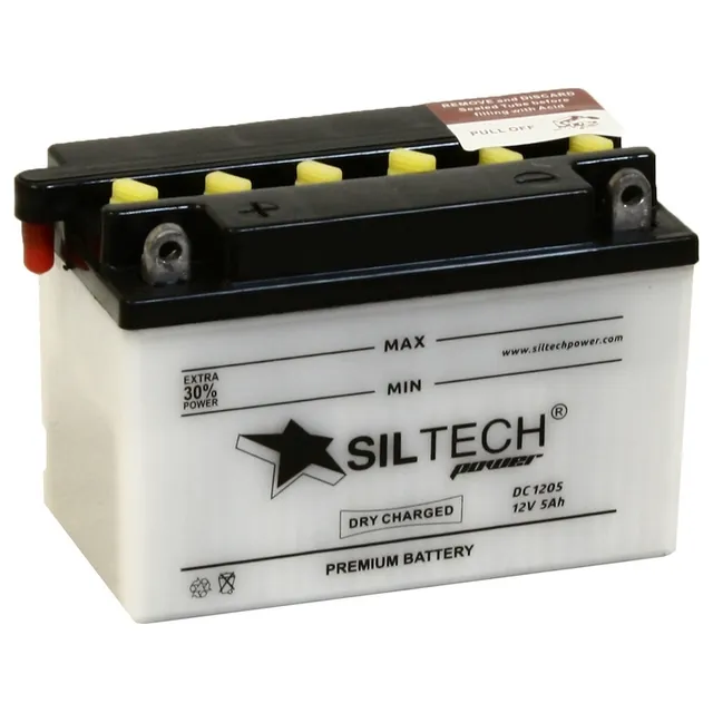 Аккумулятор SILTECH YTX5L-BS 5 Ач 80 А, обратная полярность