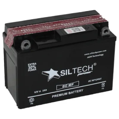 Аккумулятор SILTECH 6.5 Ач 100 А (EN), обратная полярность, YTX6.5L